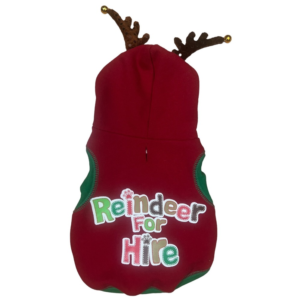 REINDEER for hire XS red dog costume SIMPLY DOG
